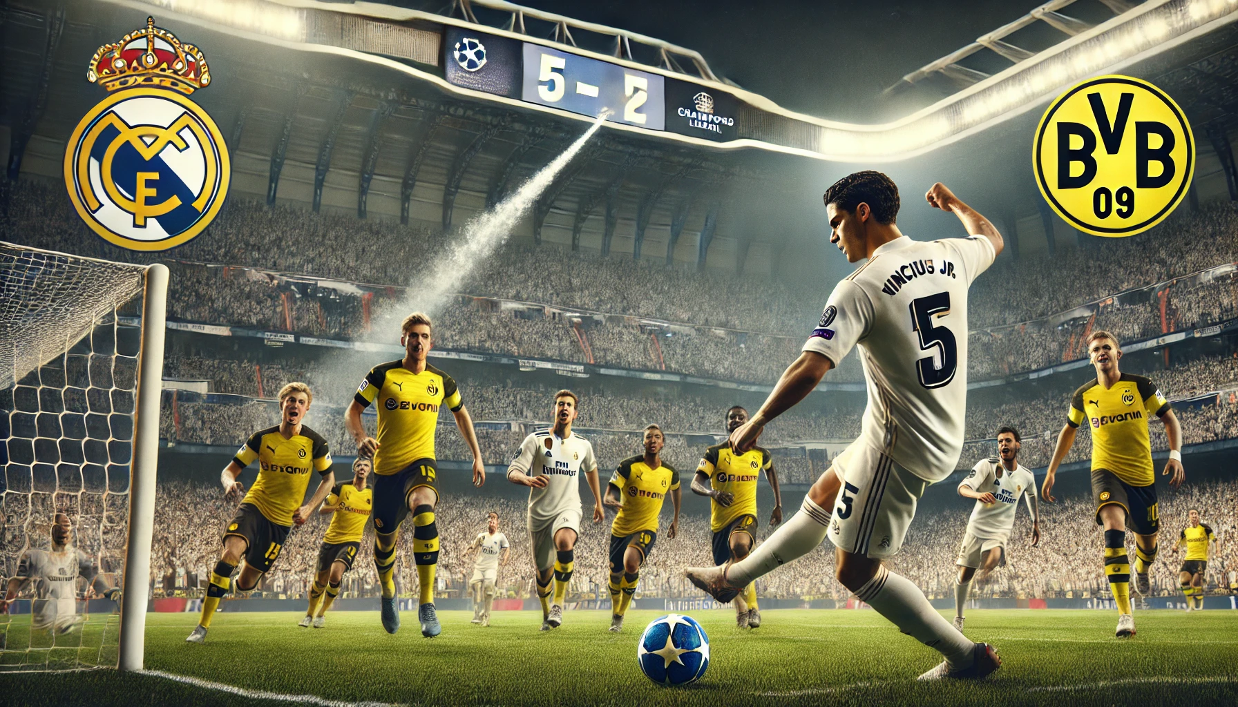 Real Madrid vs Borussia Dortmund Highlights A Spectacular Comeback in